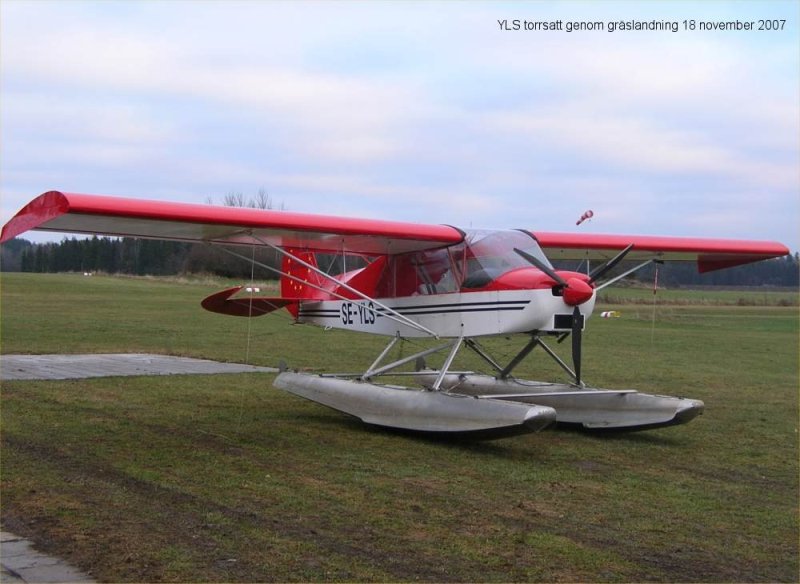 Eurocub on 1200lbs landing on grass